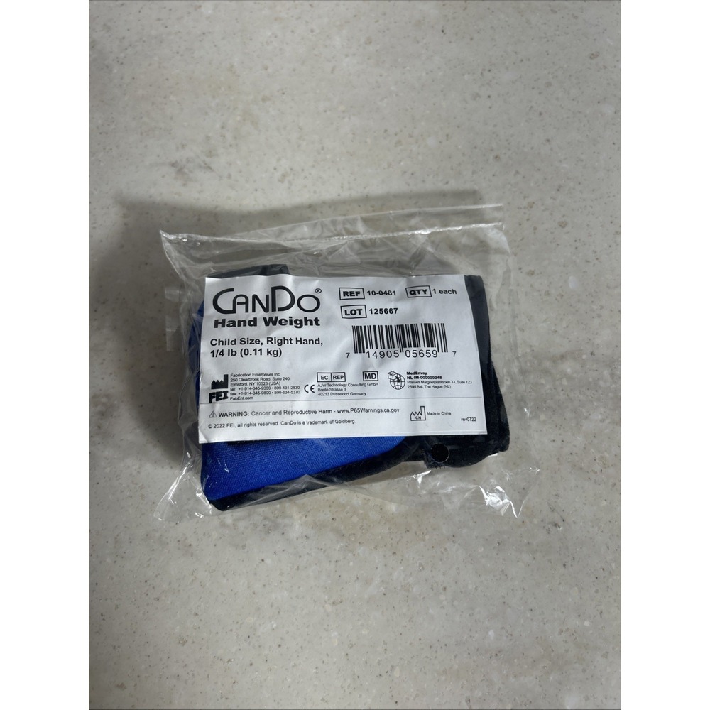 CanDo Hand Weight, 0.25 lbs, Right